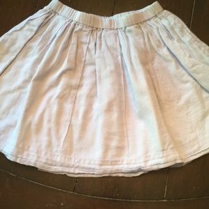 J Crew Crewcuts Blue Cotton Mini Skirt-6/7